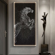 Modern Corridor led Light Decorative Painting Abstract Entrance Horse Living Room Mural Painting Lig