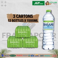 Dasani Mineral Water 3 carton (36 x 1500ml) with FAST COURIER SERVICE to all states in West Malaysia