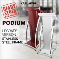 Ready Stock Rostrum Podium stand Speaker Stage Reception Lecture Hall Host Speech podium Emcee Desk 