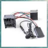 1 Piece 10Pin Stereo Bluetooth AUX Adapter Car Stereo Media Car Accessories Compatible For E46