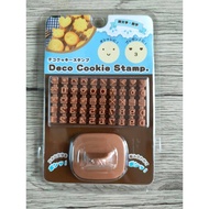 Cookie Press Number 0-9 Cute Symbol// Letters A-Z Letter Size 0.5*0.5 cm