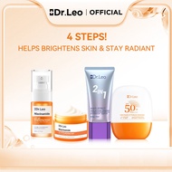 Dr.Leo Multi-effect Whitening  4 Pcs Skincare Set With 377 Whitening Face cream+377 Whitening Serum+