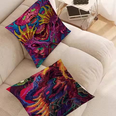 CSGO Hyper Beast Pillow Cover Sofa Cushion Cover Home Room Decoration Children Gift