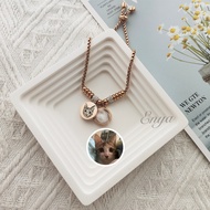 Personalized Pet Urn Fur Storage Bracelet Animal Family Photo Carving Commemorative Bracelet
