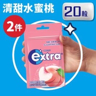 [2件] 益達 無糖香口珠 蜜桃味 28g (60024577)