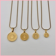 ஐ § Blessed Saint Padre Pio Miracle Healing Necklace (Original PVD 18k Italy Gold Vacuum Plated)