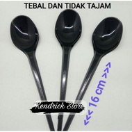 BLACK PLASTIC TABLESPOONS/ PLASTIC TABLESPOONS THICK TABLESPOONS CONTENTS 100 PCS