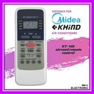 Midea Khind Aircond Remote Control for Midea Khind Air Cond  Air Conditioner [KT-MD]
