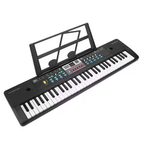 Electronic Keyboard 61 Piano Keys Children Toys Beginner Microphone Musical Instrument Electronic Ke