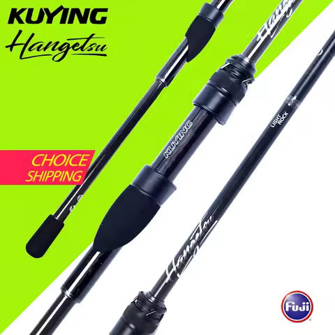CHOICE KUYING HANGETSU Root Water Rock Fishing Lure Rod Spinning Baitcasting 2.47m 2.54m Carbon FUJI