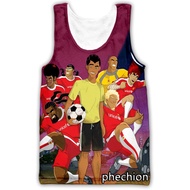 Phishion New Fashion men  Supa Strikas 3D print sleeveless vest streetwear men loose sporting tank t
