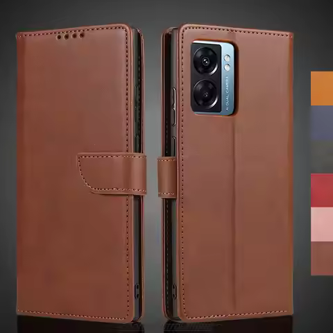 OPPO A57 5G Case Wallet Flip Cover Leather Case for OPPO A57 5G (2022) Pu Leather Phone Bags protect