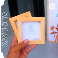 Dutch Teak Wood Photo Frame 8x8 CM