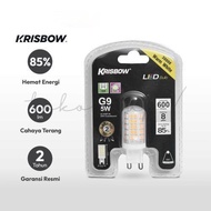 Tokoready - Krisbow 5 Watt Warm White 600 Lumen G9 Led Bulb - Yellow