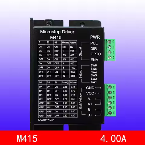42 Stepper Motor Driver M415 Current 4.0A 32 Subdivision 42/57 Stepper Motor Driver