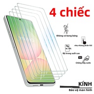 4 Miếng Dán Kính Cường Lực Full Cover Cho Samsung Galaxy A Series A56 A36 A26 A16 5G A06 4G HD Trong