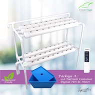 Hydroponic Farming Vegetable Growing System Hidroponik Sistem - 54 Go Pro Series - Digital TDS EC Me