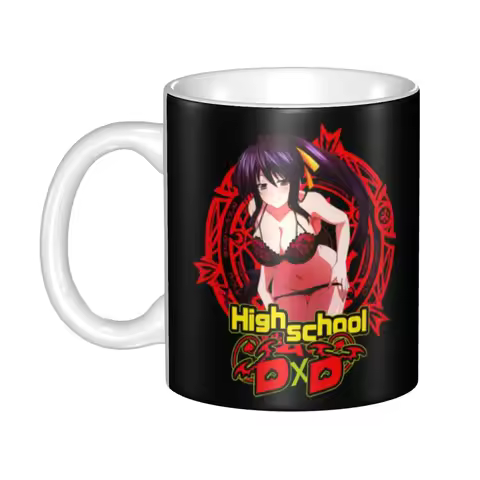 DIY High School DxD Akeno Himejima Ceramic Mugs Personalized Coffee Cups Creative Gift