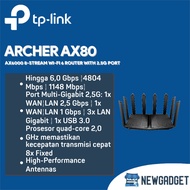 TP-LINK ARCHER AX80 AX6000 8-STREAM WI-FI 6 ROUTER WITH 2.5G PORT
