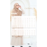 ready stock jubah carmella by  jelita wardrobe 3 in 1size L