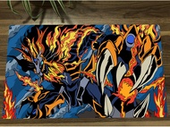 YuGiOh Playmat Salamangreat Heatleo TCG CCG Mat Trading Card Game Mat Rubber Mouse Pad Mousepad Table Desk Mat Free Bag