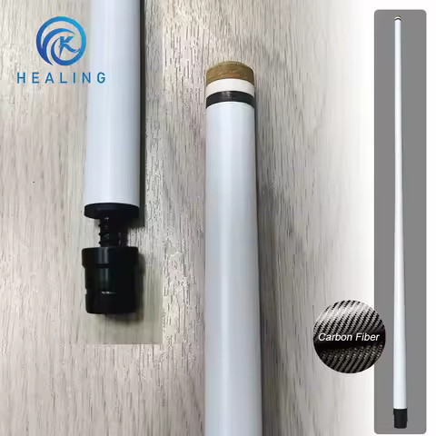 Pearl White Carbon Fiber Shaft Factory Direct For Snooker&Billiard Play Cue Shaft Pool Cue Front Par