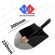 Heavy-duty Shovel With Wooden Handle Skop Tanah Gardening Spade Shovel Cangkuk Cangkul Skop Pasir He