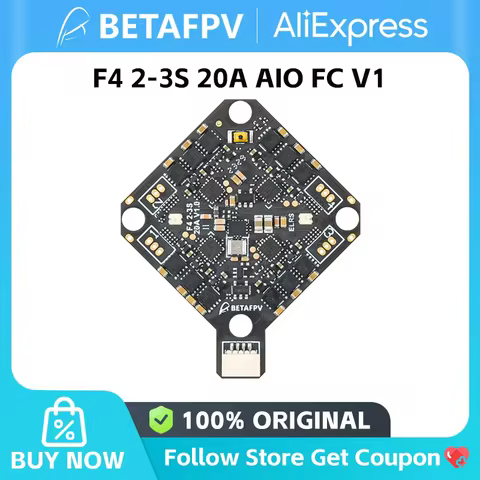 BETAFPV F4 2-3S 20A AIO FC V1 for Pavo 20 Pro Pavo Pico Brushless Whoop Quadcopter HX115 SE Toothpic