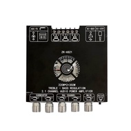 ZK-AS21 โมดูลเครื่องขยายเสียงดิจิตอล 220WX2 + 350W บอร์ดขยายสัญญาณเสียงบลูทูธ 5.1ช่อง2.1ซับวูฟเฟอร์เ