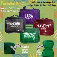 PERSONALIZED KIDS HYGIENE KIT WITH STICKER NAME go bag emergency kit