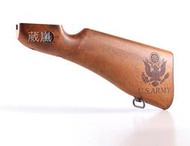 WE 湯普森 M1A1 刻字 後托 改裝套件 (THOMPSON 1928打字機教父美國隊長二戰湯普森BB槍卡賓槍衝鋒槍