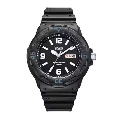Casio MRW200H Series | Unisex Analog Watch | 100M WR | Stainless Steel Case | 3 Hand Analog | Date D