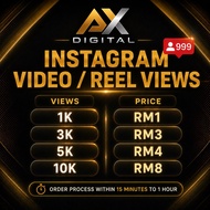 IG Video and Reel Views