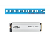 Crucial T705 PCIe 5.0 NVMe M.2 SSD with limited edition white heatsink