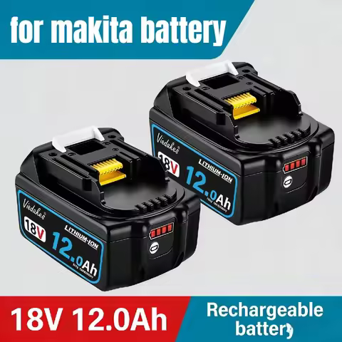 18V battery pack 12000mAh high-capacity rechargeable battery suitable for Makita 18v DDF487 DTW700 D