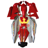 ชุดสี เฟรม Honda wave 125 i  เวฟ 125 i ปี 2005-2007 จำนวน 13 ชิ้น ไฟเลี้ยวบังลม ABS แท้ ติดสติกเกอร์