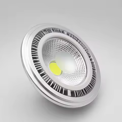 High Power Dimmable GU10 15W Warm Cold White COB AR111 LED Spotlight ES111 LED Recessed light G53 AR