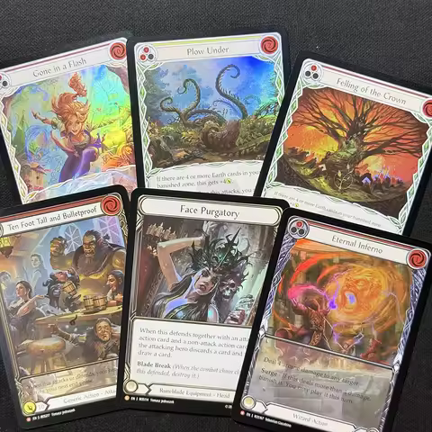 Foil 3 FAB Proxy Card High Sea Legs Polly Cranka Ignite Eternal Inferno Everbloom Life Whole Set DIY