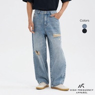 HFA Men's Straight Cut Distressed Jeans