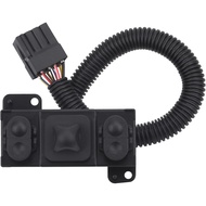 Obaee Power Seat Switch Adjust Tilt Control Left Driver Side Compatible with 1993-2014 Ford F150 F25