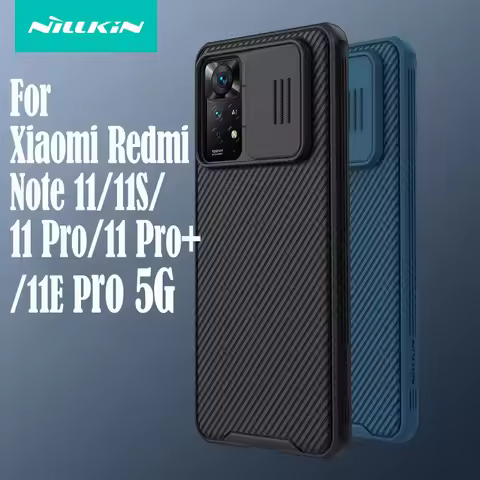 For Xiaomi Redmi Note 11 Pro / Pro+ Plus 5G Global Case NILLKIN CamShield Case Slide Camera Cover Fo