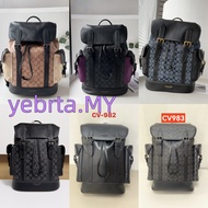 C6081 C5414 C8183 CB839 CV983 CV982 CE472 Hudson Backpack In Blocked Signature Canvas Men Hiking Bag