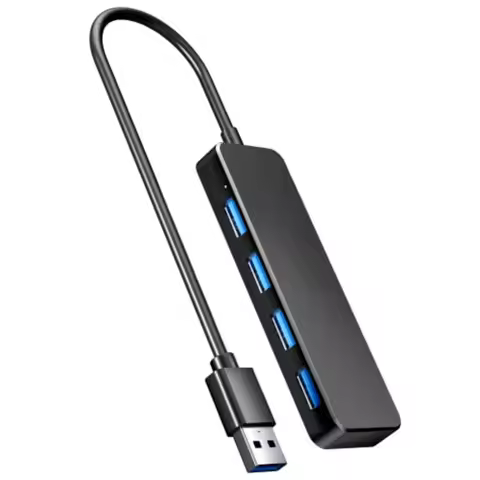USB Hub 3.0, 4-Port USB 3.0 Hub Multi USB Port Expander for Laptop, Xbox, Flash Drive, Mobile HD, Co