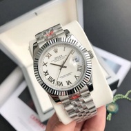 Roman Character Model Imported Western Iron City Movement Rolex Diary 41 Stainless Steel Wrist Watch