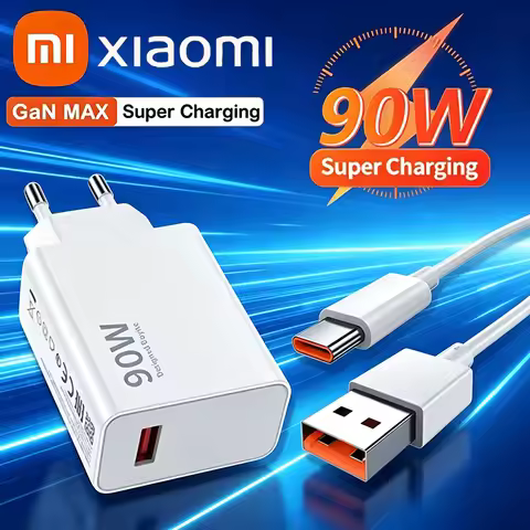 Xiaomi Original 90W Phone Charger Fast Charging Adapter Wall Cell Phone Charger QC 3.0 Turbo Fast Ch