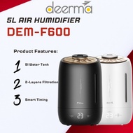 Deerma 5L Ultrasonic Humidifier / Three Gear Touch Temperature / Timing Function / Intelligent Mist