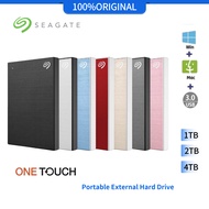 【Local Stock】Seagate One Touch HardDrive 4TB/2TB /1TB USB 3.0 PortableHard Drive 2.5" External hard 
