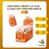 Ohh Spicy Crispy La Tiao & Chili Soy Protein Snack 20g - Healthy Crunchy Snack