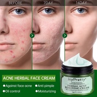 ⊕❈▤  JoyPertty Herbal Acne Treatment Cream Pimples Scar Removal Facial Cream Oil Control Shrink Pores Skin Care Beauty Health