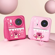 DY32Children's Print Camera Girls' Print Camera Mini HD Front and Rear Dual Camera Photo Print Sketc